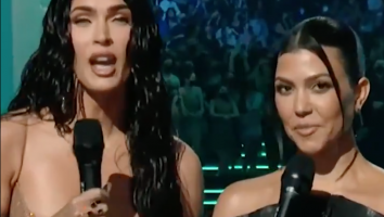 Megan Fox, Kourtney Kardashian Introduce 'Future Baby Daddies' Machine Gun Kelly and Travis Barker at MTV VMAs